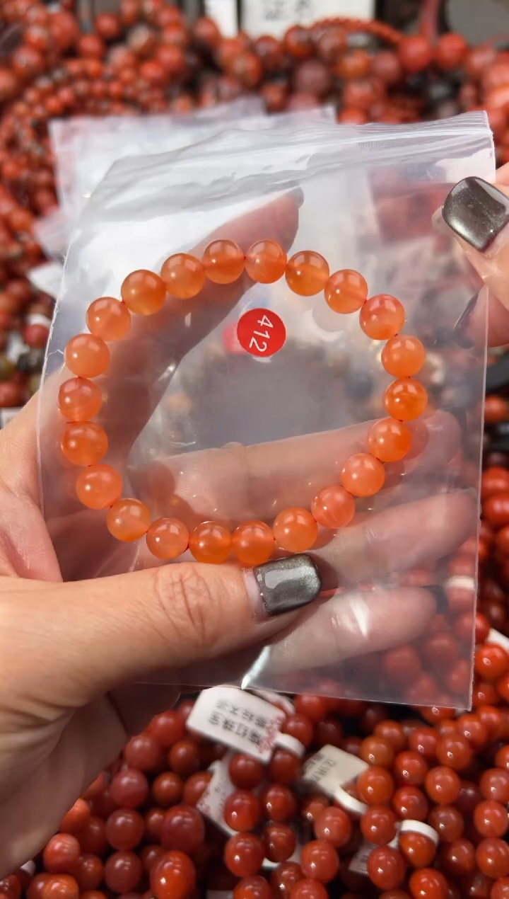 未镶嵌手串南红玛瑙8+