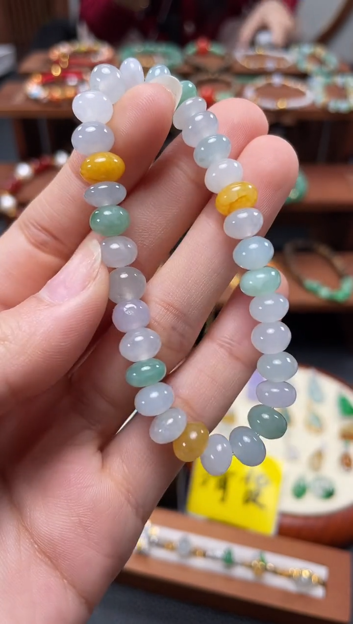 【闪购商品】翡翠套链未镶嵌一个  JK698