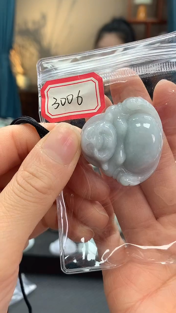 颈饰未镶嵌翡翠佛公3006