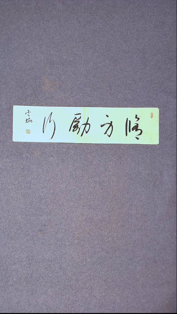 书法谭云协   宁夏 副主69*17尺寸一平尺四字