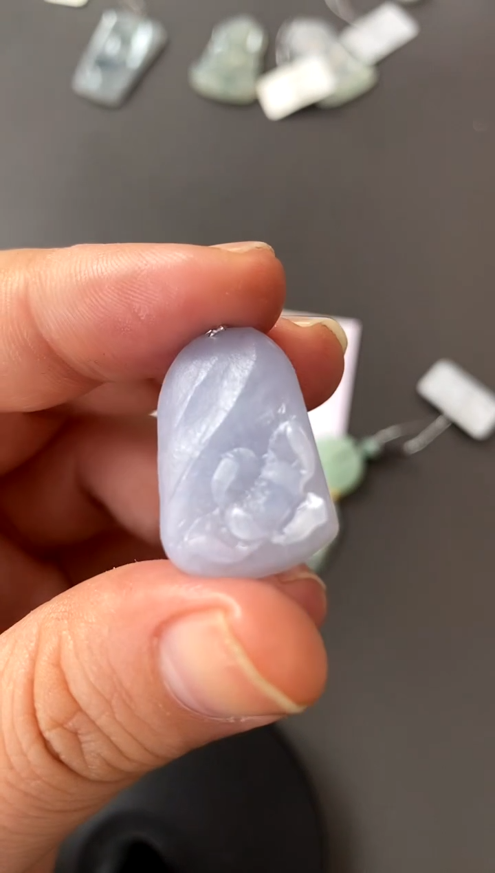 【闪购商品】定制翡翠未镶嵌莲花