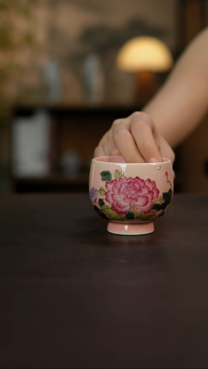 杯景德镇陶瓷杯碗柴烧多人