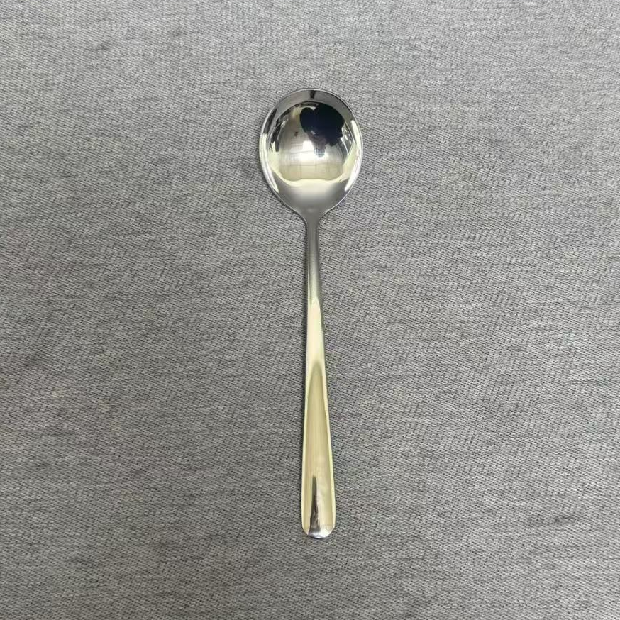 1-063 316L不锈钢饭勺 长约20CM 重约60g