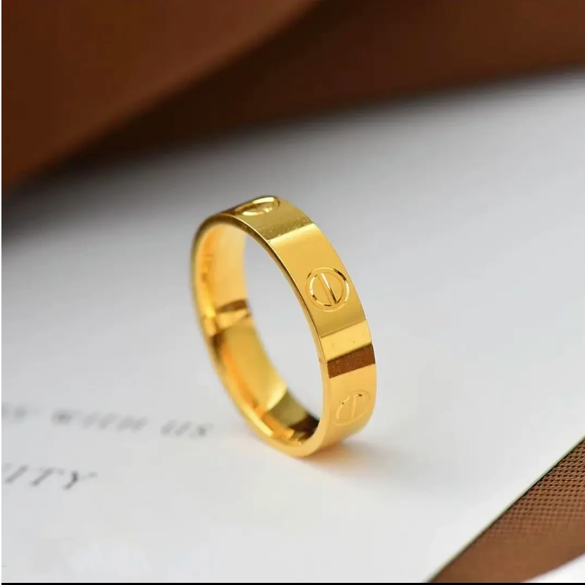 【粉丝专属】高级感经典卡家戒指情侣戒指环F2