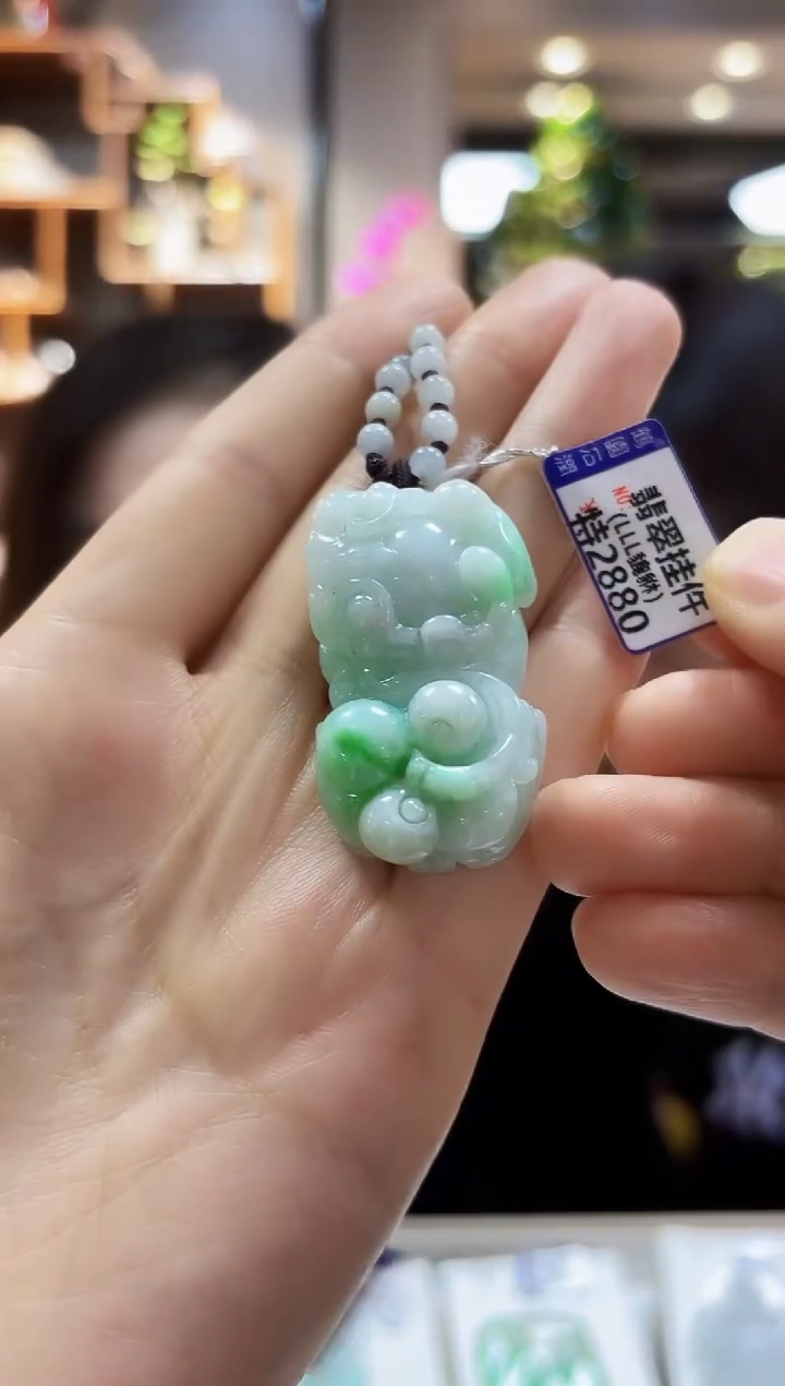 【闪购商品】翡翠颈饰未镶嵌挂件 
