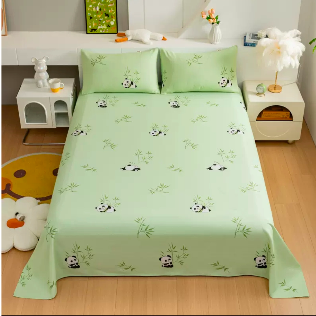 （0117）加厚老粗布床单吸汗透气2.45*2.45米（+－5公分）竹趣