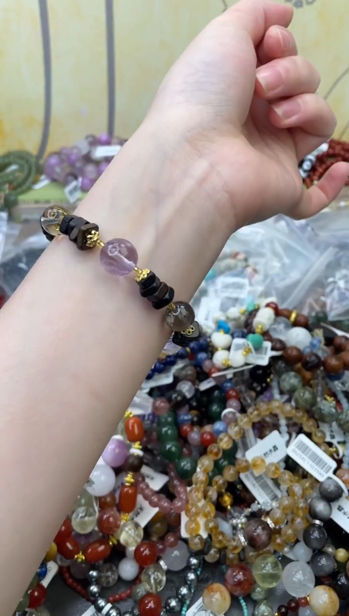 未镶嵌手链紫晶443