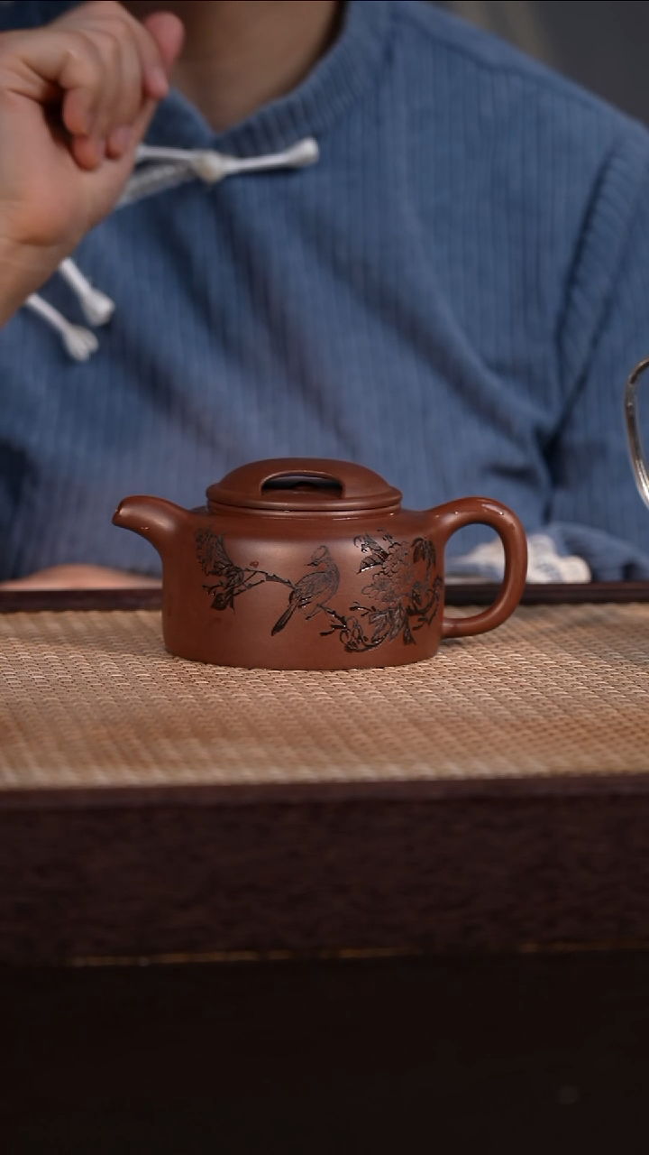 茶壶紫砂紫泥 260cc