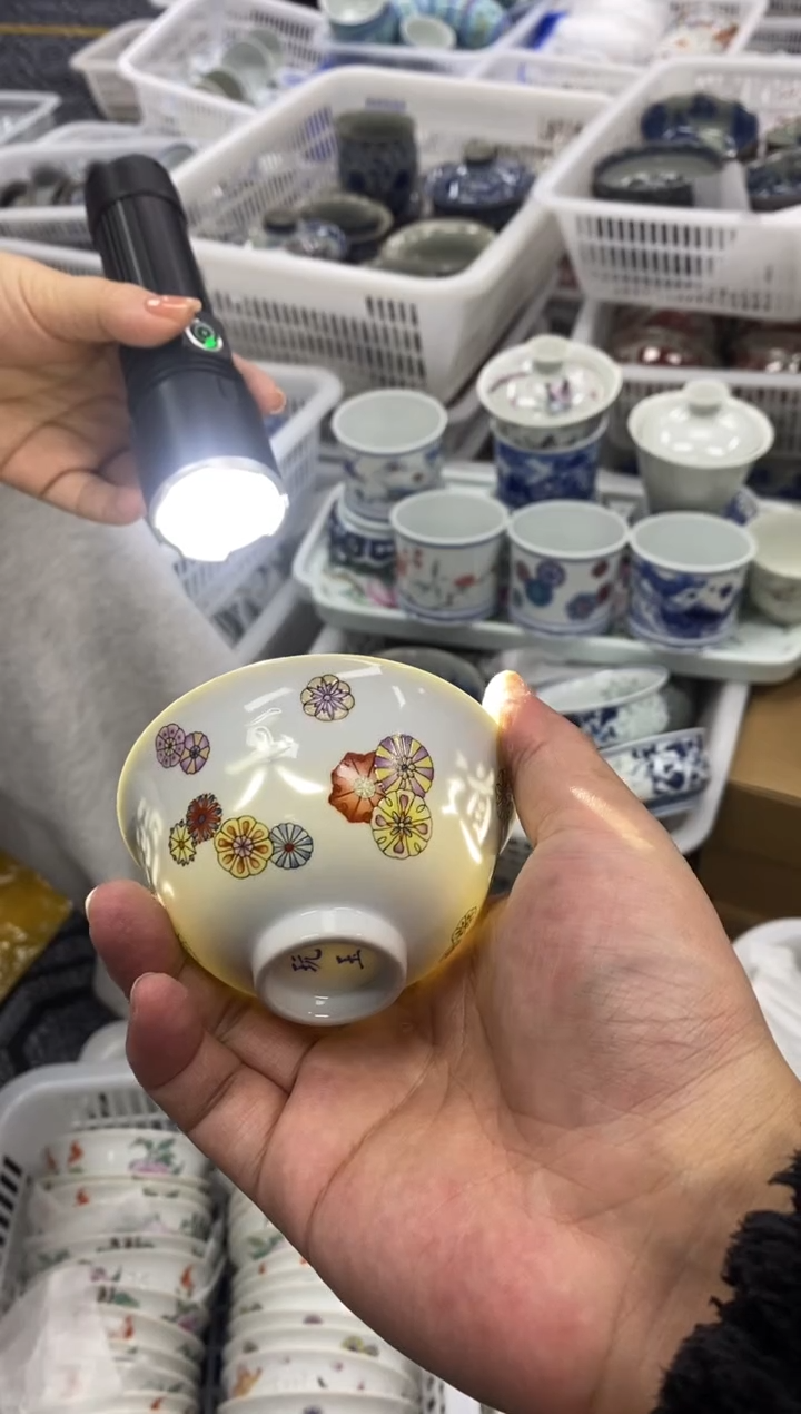 摆件陶景德陶瓷茶具容量约80