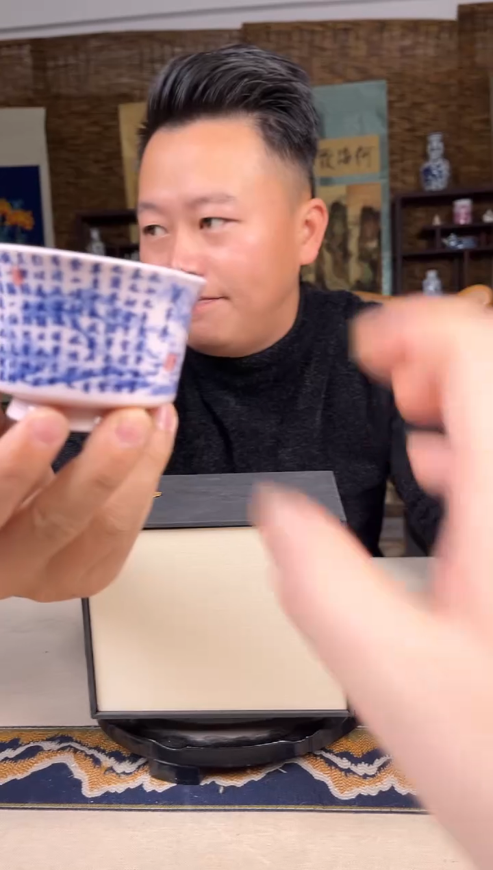 摆件瓷景德镇陶瓷摆件B538带礼盒