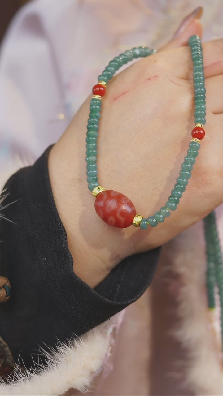 【闪购商品】玛瑙/玉髓项链未镶嵌多样性发一