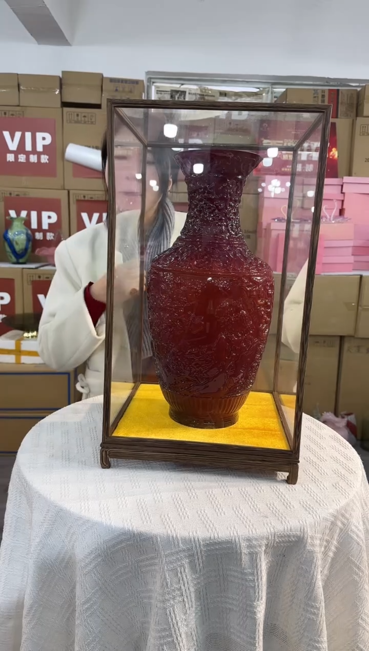 【闪购商品】琉璃瑞鸿花器早Q-38