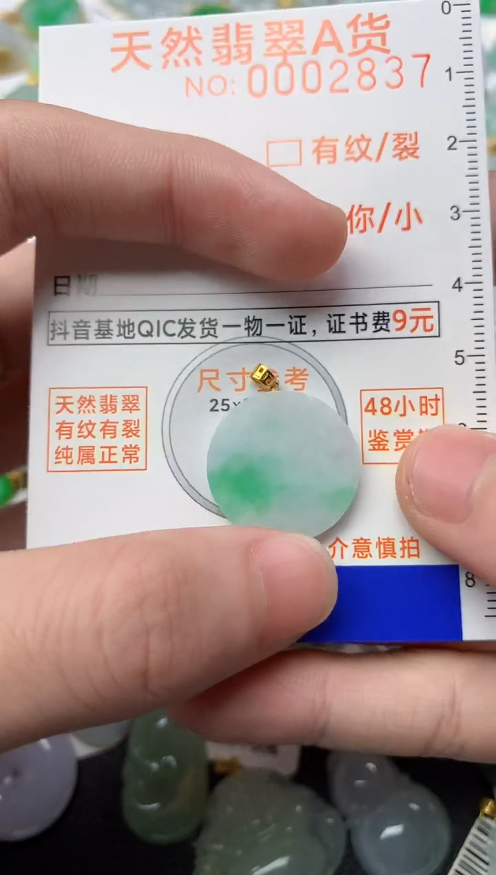 【闪购商品】翡翠颈饰18K金镶嵌5..........