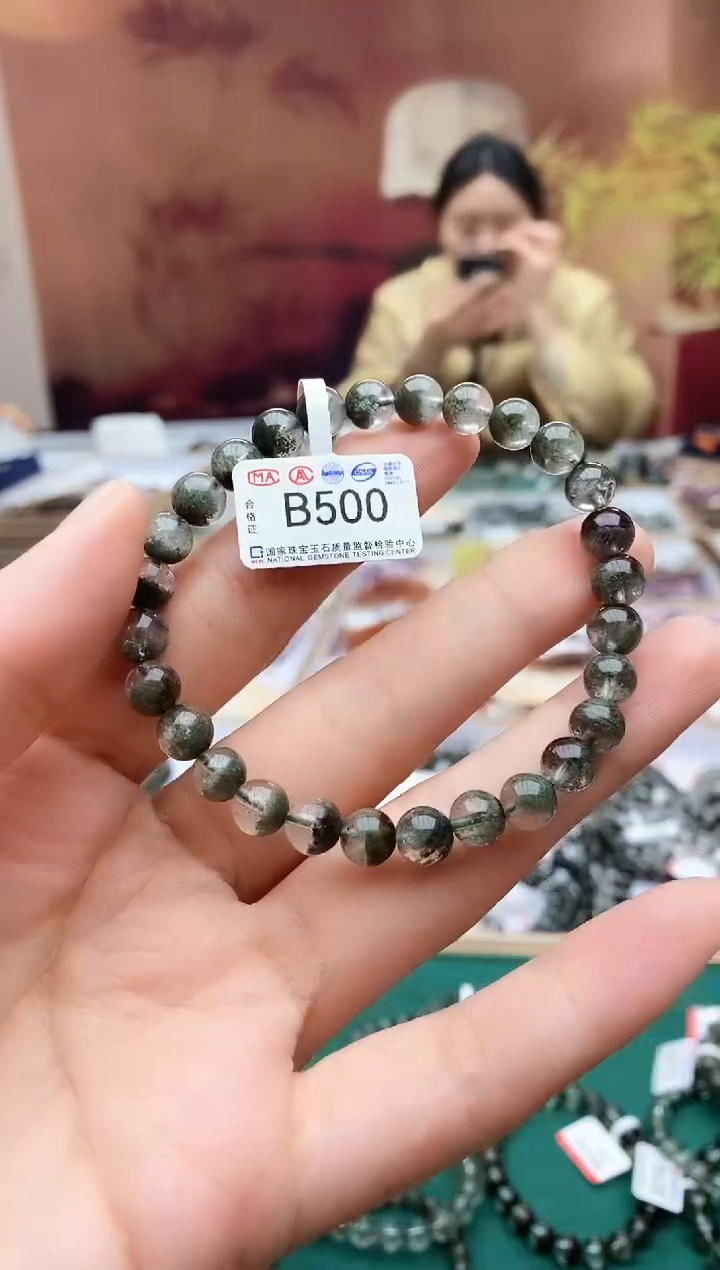 【闪购商品】水晶手链未镶嵌b500 绿幽灵