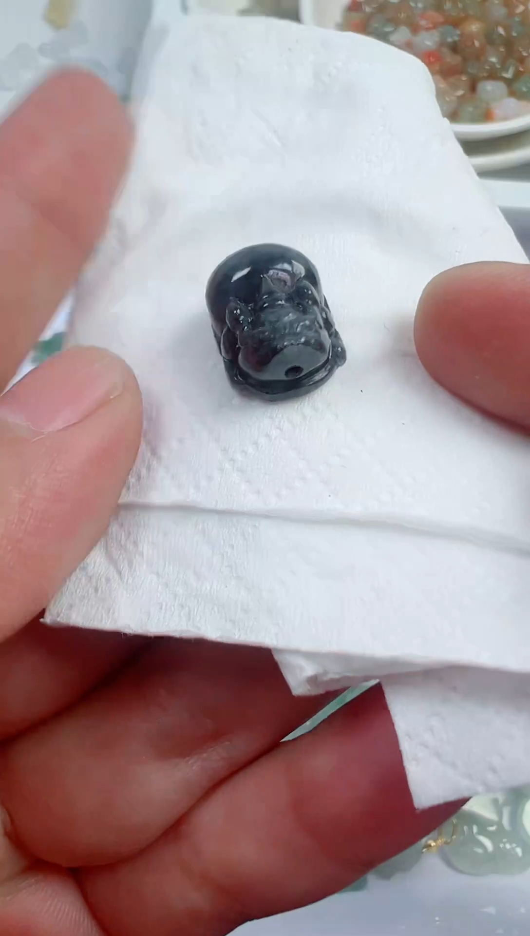 散珠翡翠331号链接，A货翡翠