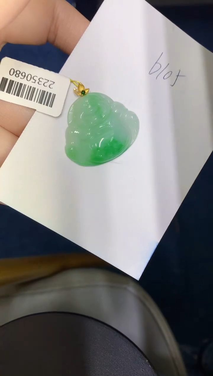 【闪购商品】翡翠18K金镶嵌颈饰0000000000