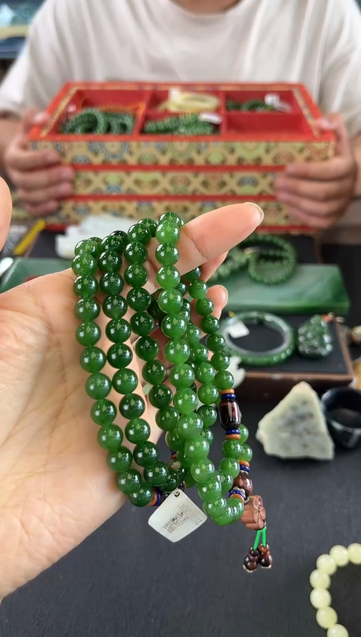 和田玉未镶嵌项链项链