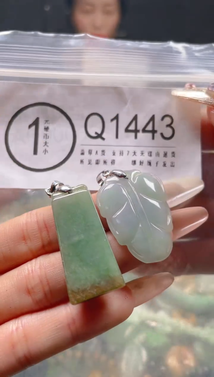 【闪购商品】翡翠颈饰未镶嵌/Q/翡翠A货一图一物
