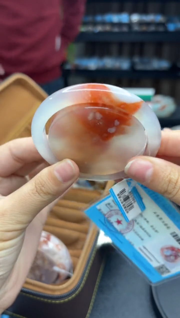 【闪购商品】石英质玉手镯未镶嵌563（57圈赠送镯心）