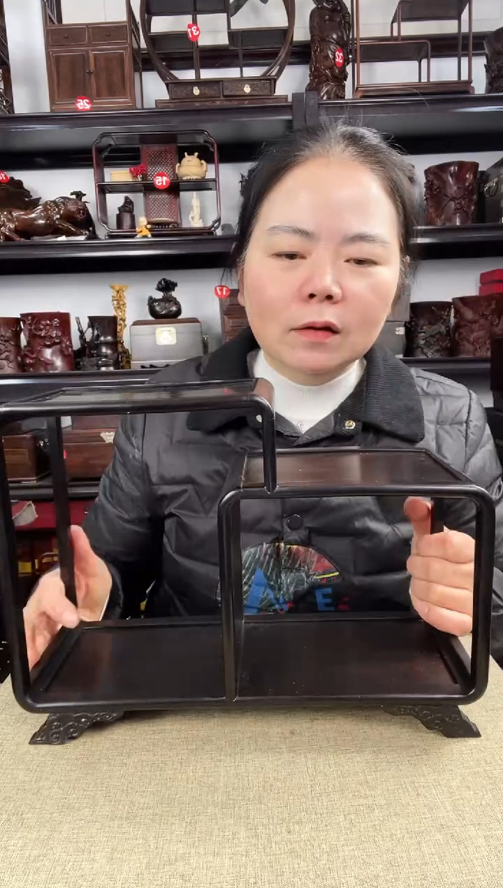 木瑕疵黑二连老李红木工艺品