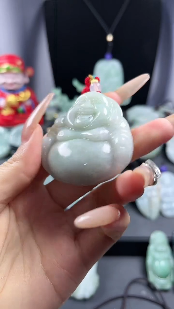 【闪购商品】翡翠颈饰未镶嵌大肚佛