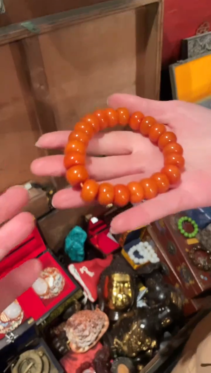 【闪购商品】蜜蜡颈饰未镶嵌橘小蜜川