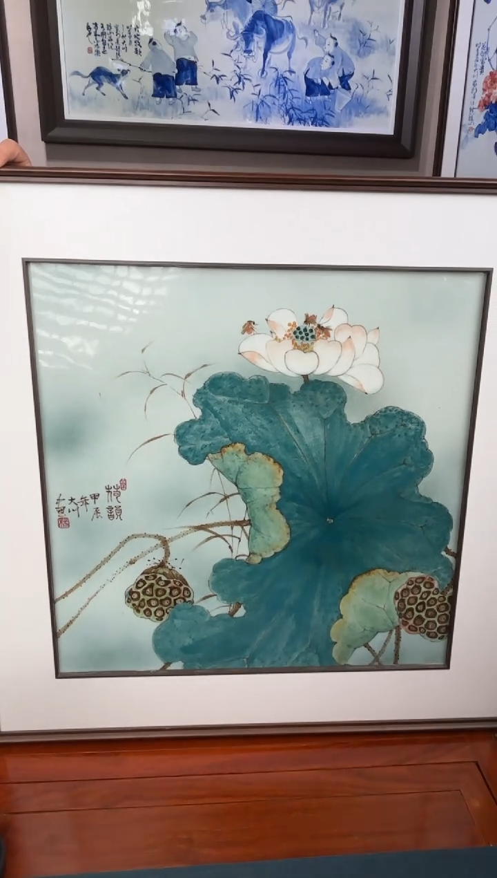 【闪购商品】瓷版画 A33【人间瓷画】《杨大川》