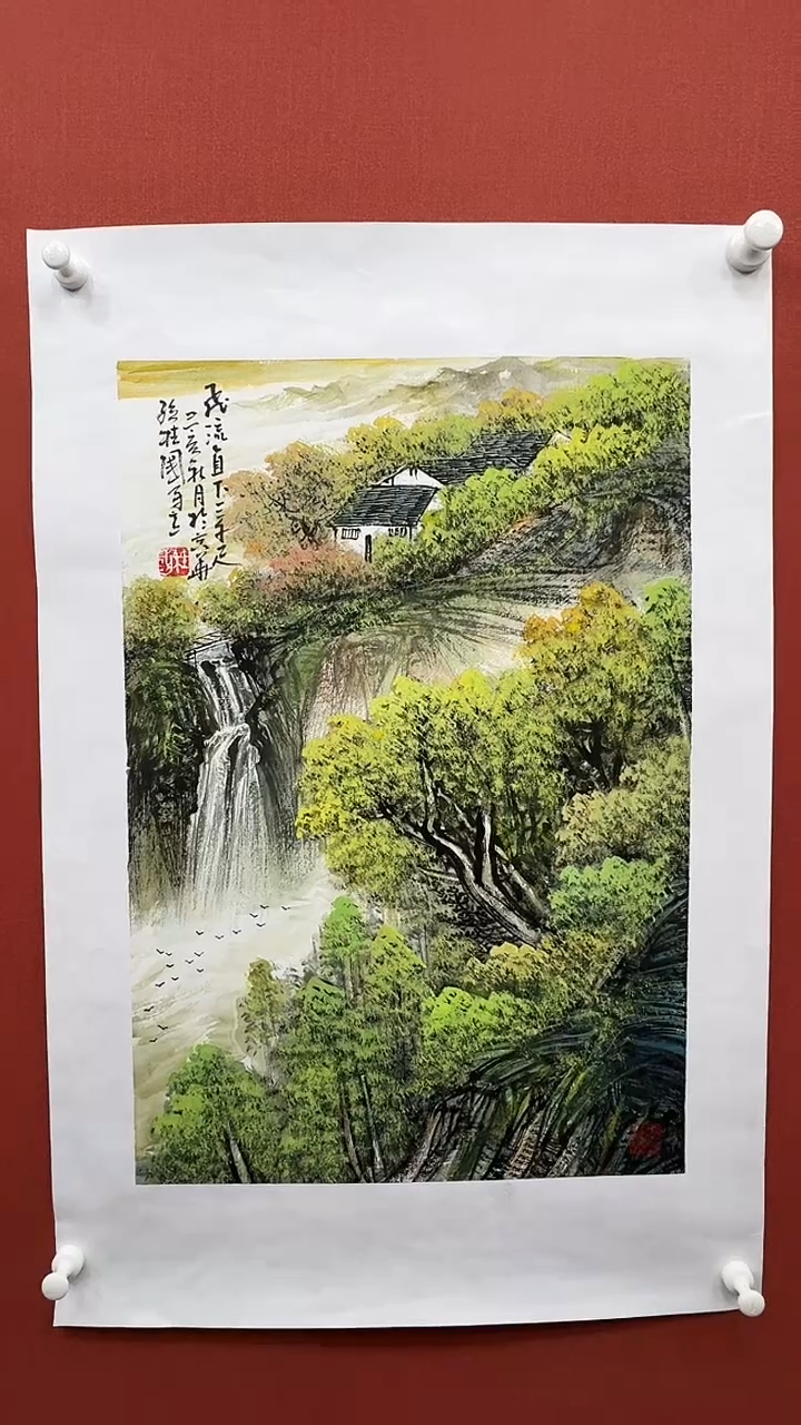 【闪购商品】国画孙桂国老师绘画作品，带合影证书22-9