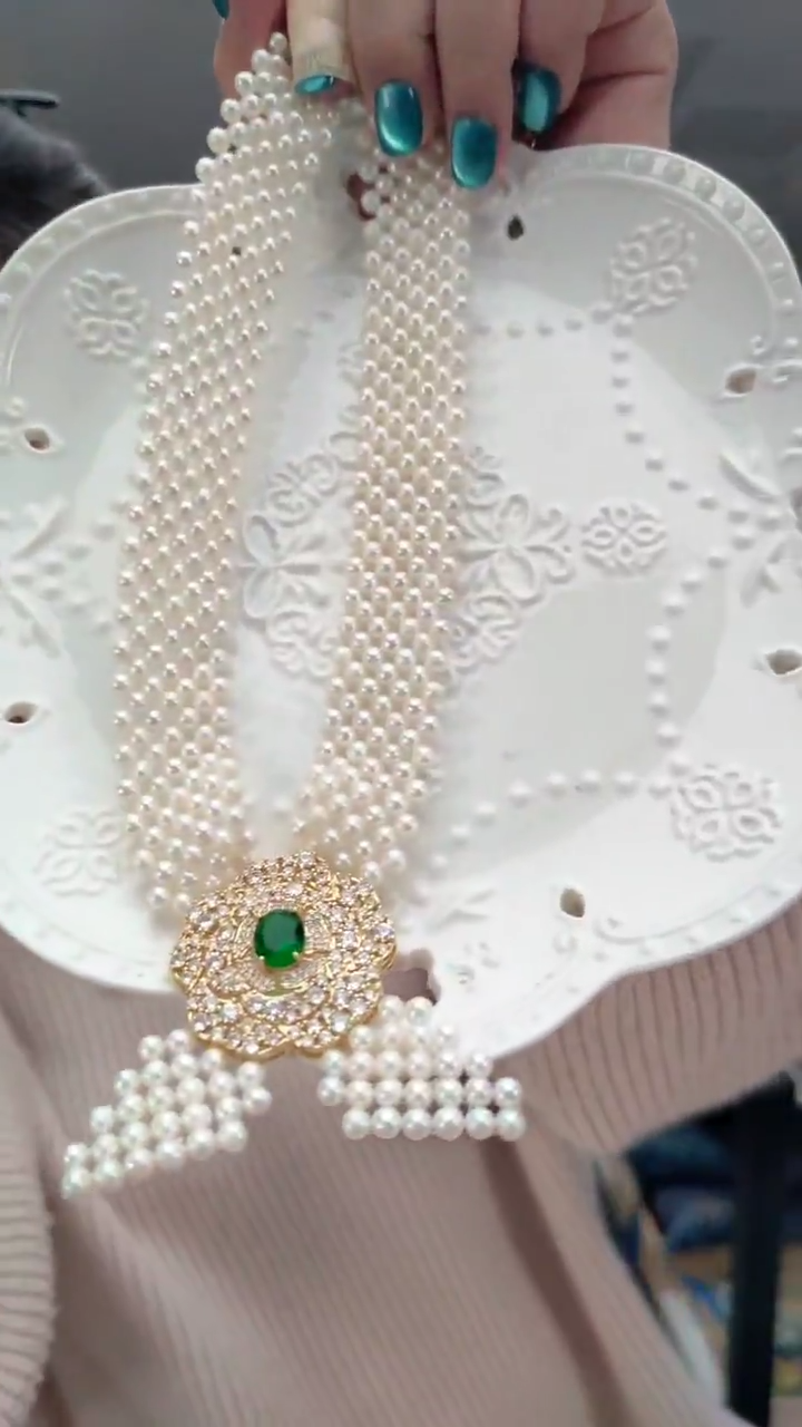 颈饰未镶嵌淡水珍珠0721珍珠项链多样性发其一