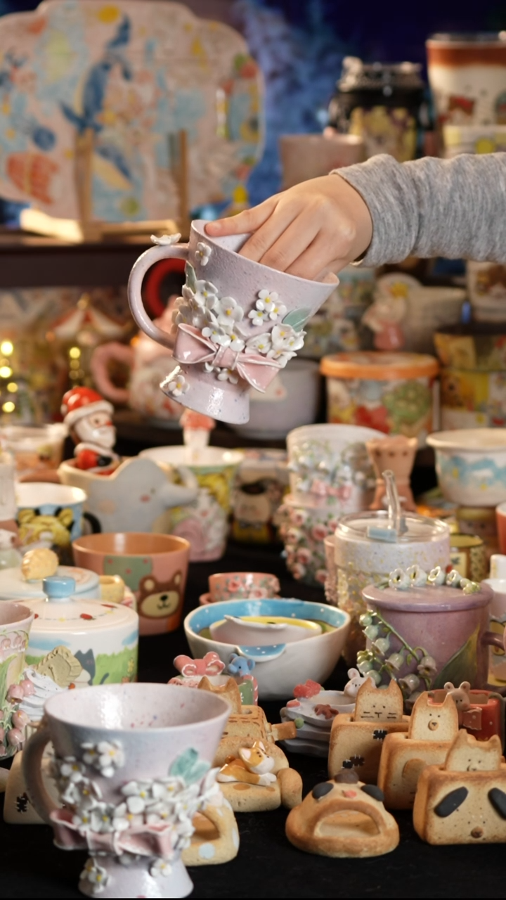 其他陶酸****塔景德镇釉下彩手绘设计师款陶瓷