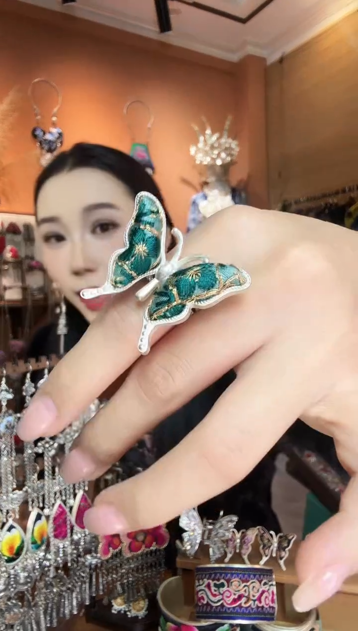 刺绣纯手工民族风戒指