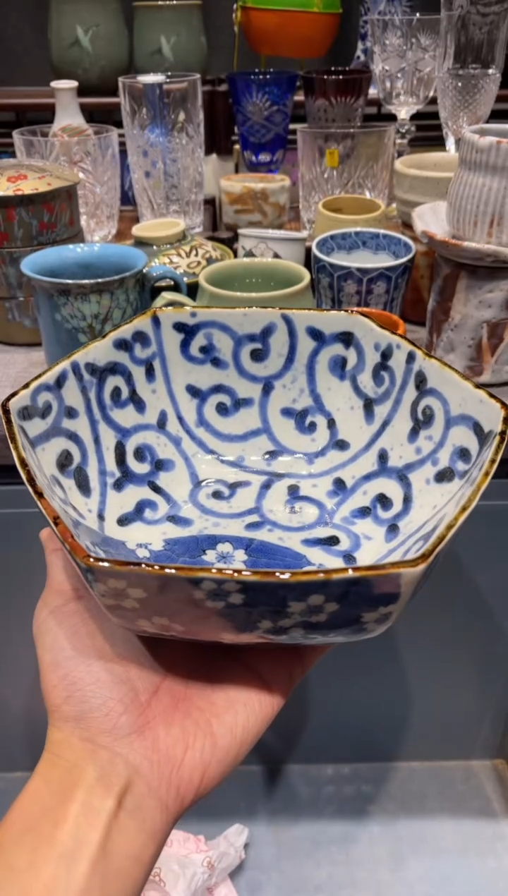 瓷片福泉做手绘大钵子