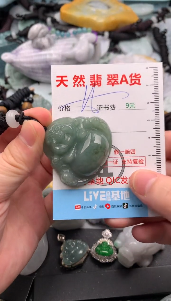 吊坠(不含链)未镶嵌翡翠1