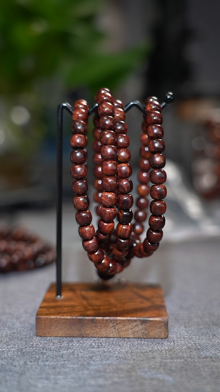 手串/手链黄花梨/降香黄檀三*箔海南黄花梨手串