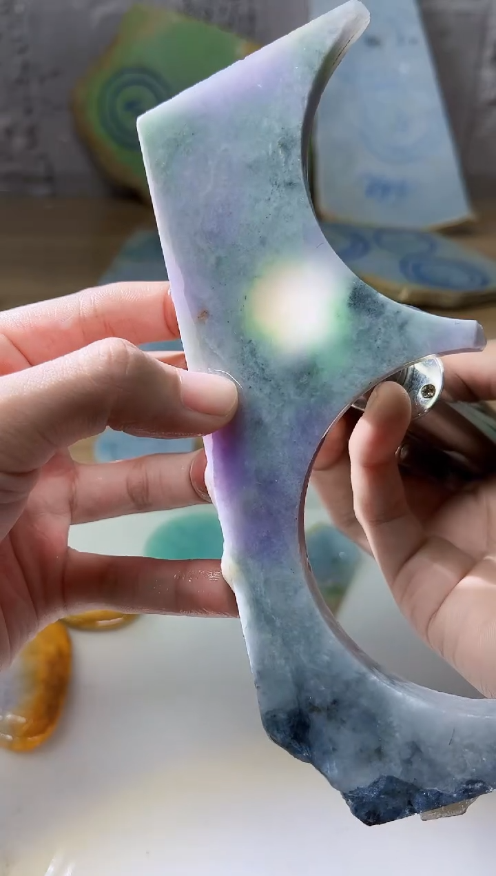 裸石翡翠翡翠a货正品玉石古陈441