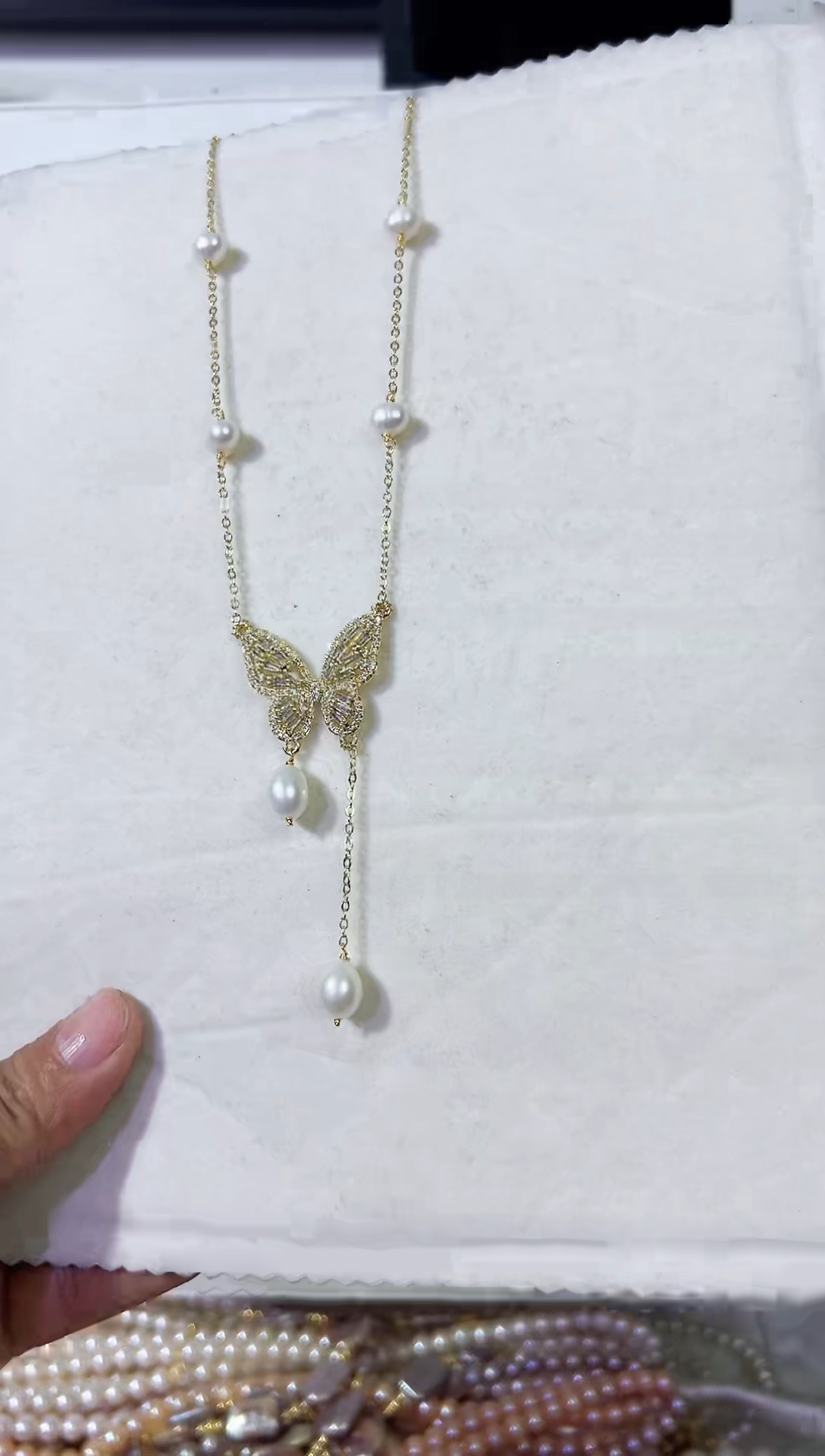 淡水珍珠未镶嵌项链珍珠项链