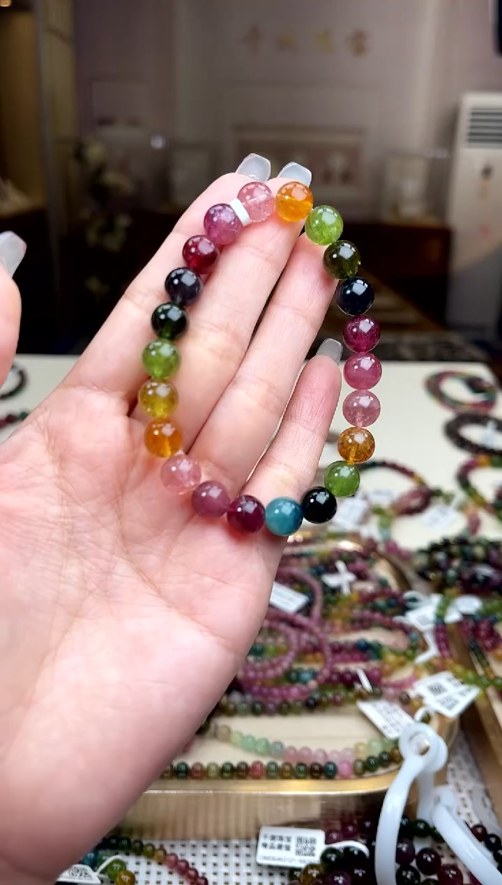 【闪购商品】碧玺/未镶嵌8mm+碧玺单圈多样性发货