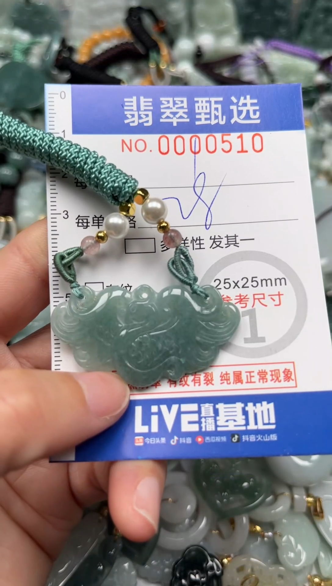 【闪购商品】翡翠颈饰未镶嵌00..0510