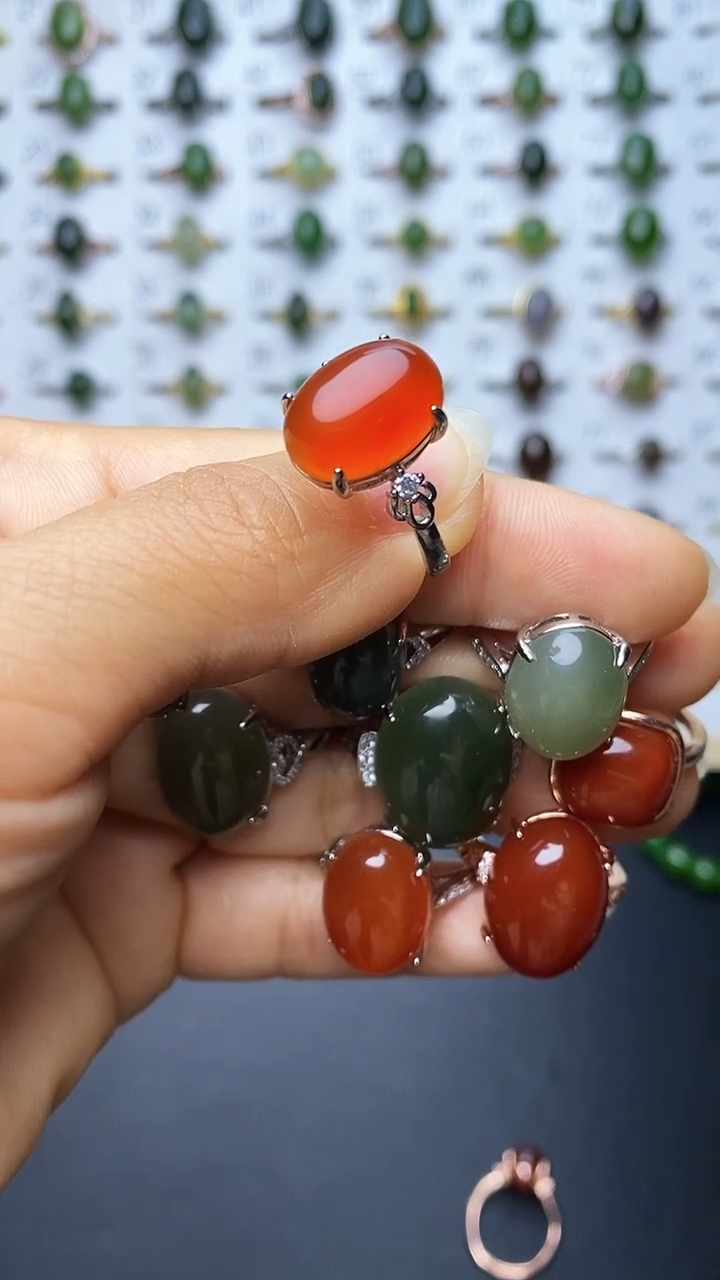 【闪购商品】南红玛瑙戒指未镶嵌1