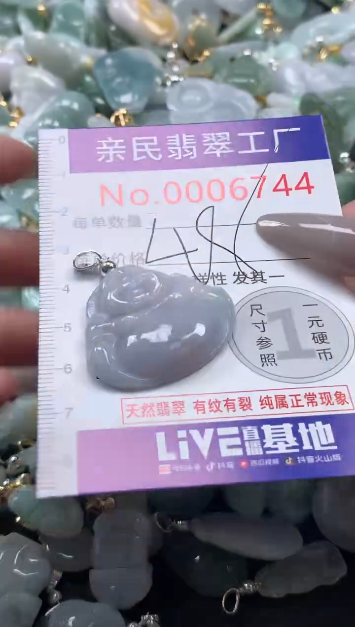 颈饰未镶嵌翡翠6744