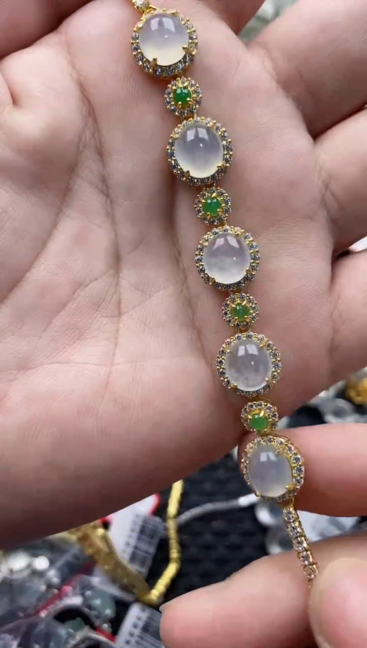 【闪购商品】翡翠戒指银S925镶嵌1111111--8