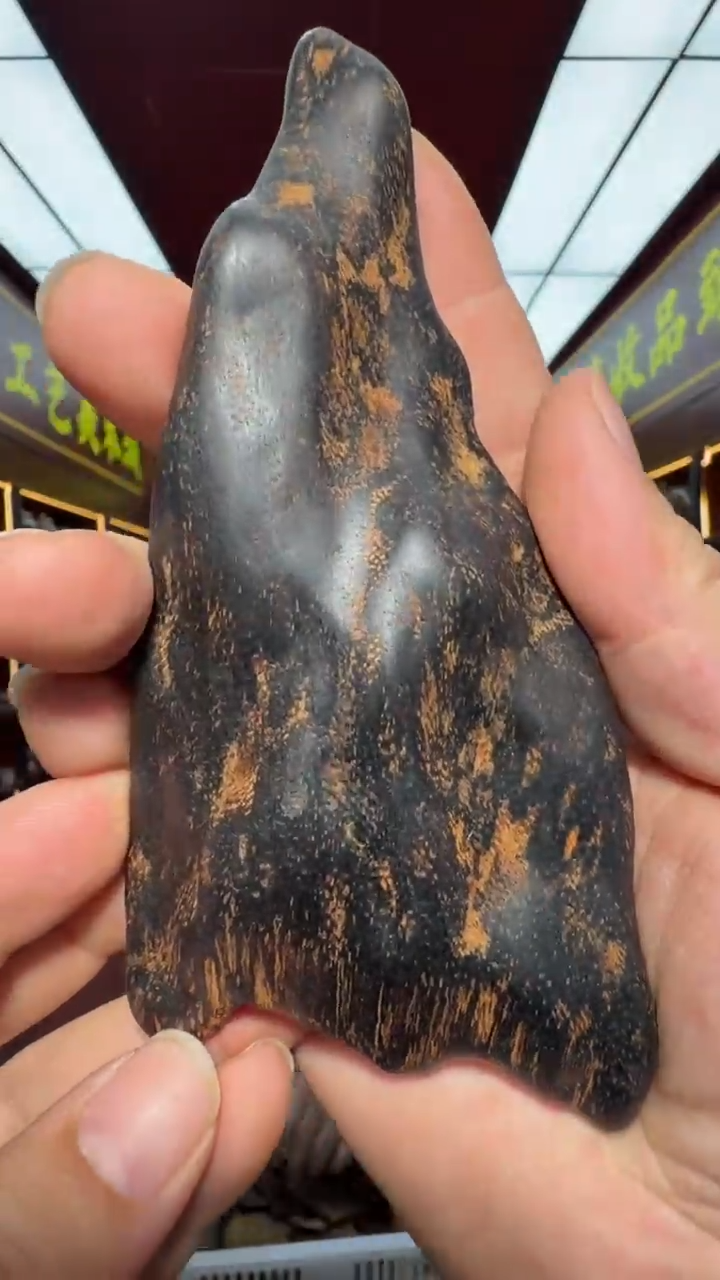 沉香手把件柬埔寨鹧鸪斑多样性发一