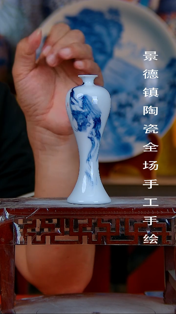 摆件景德镇陶瓷 全场手工手绘