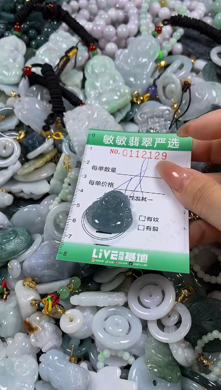 【闪购商品】翡翠颈饰未镶嵌闪购0112129多样性发其一