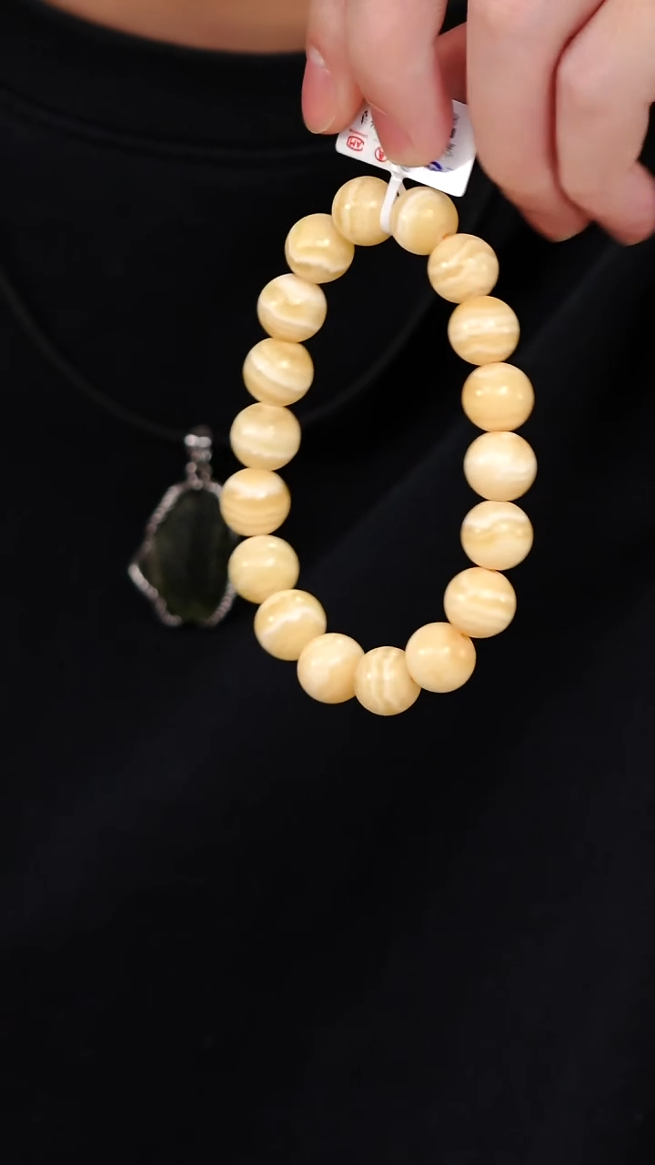 未镶嵌菱锰矿橙纹石单圈11mm多样性发其一