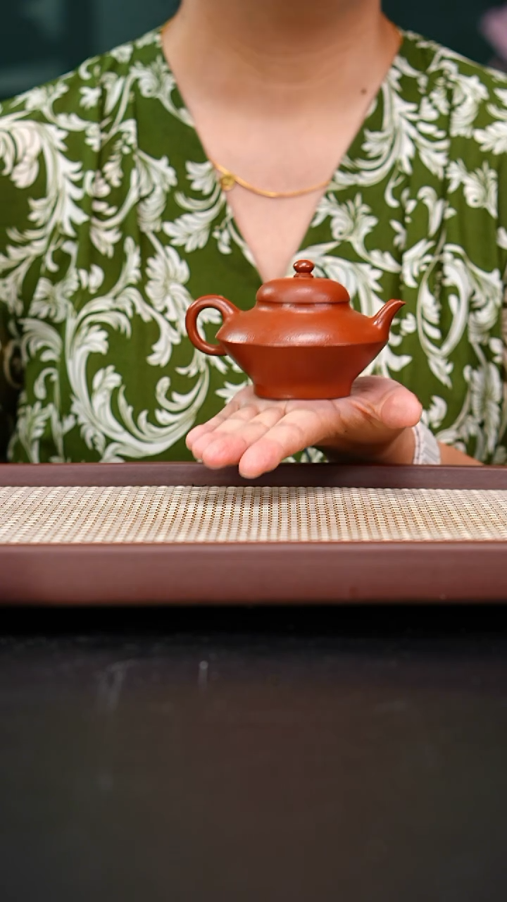 茶壶紫砂黄龙山朱泥合欢140