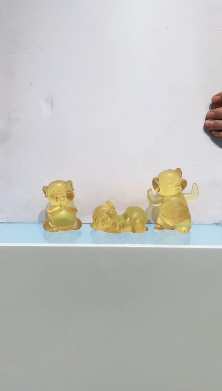 【闪购商品】茶宠古法琉璃吉祥三宝