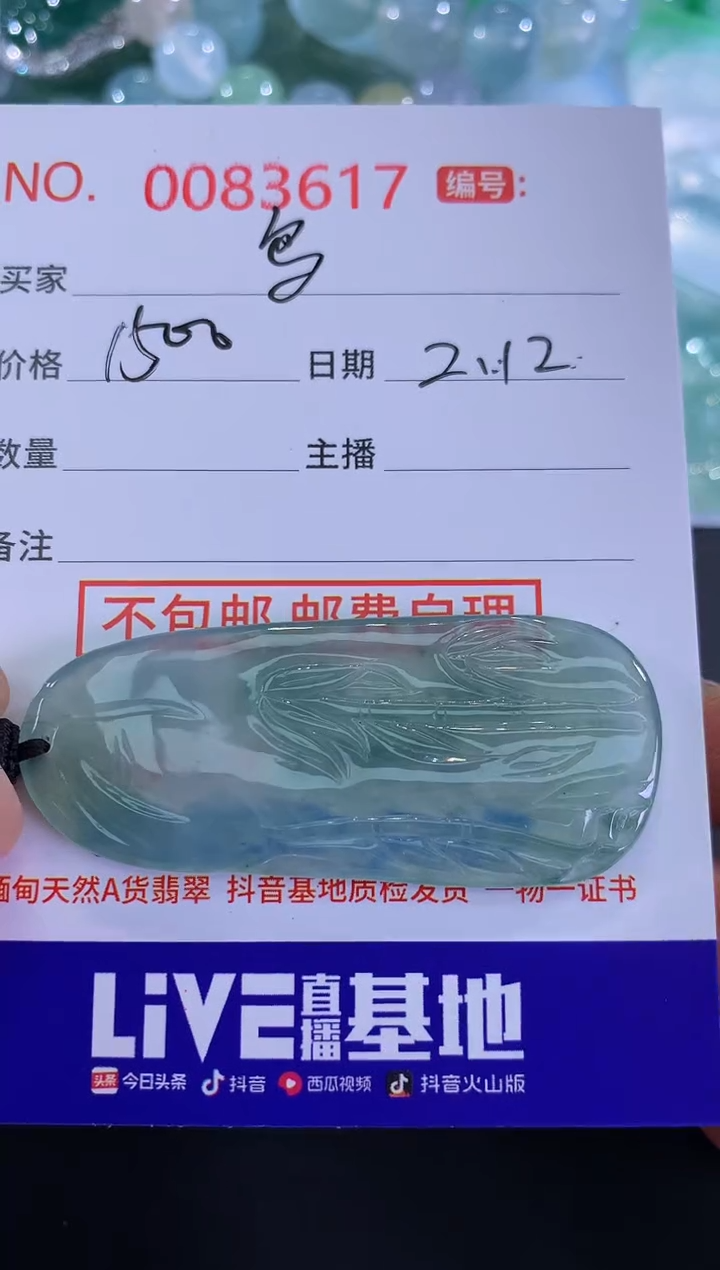 【闪购商品】翡翠颈饰未镶嵌鸟