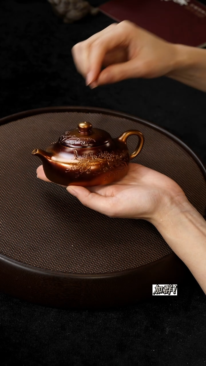 茶壶紫砂贝壳烧静乐180cc