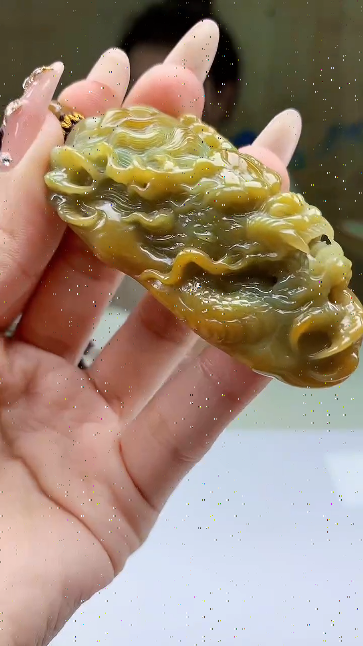 【闪购商品】定制翡翠未镶嵌4902ty-毛货挂件211